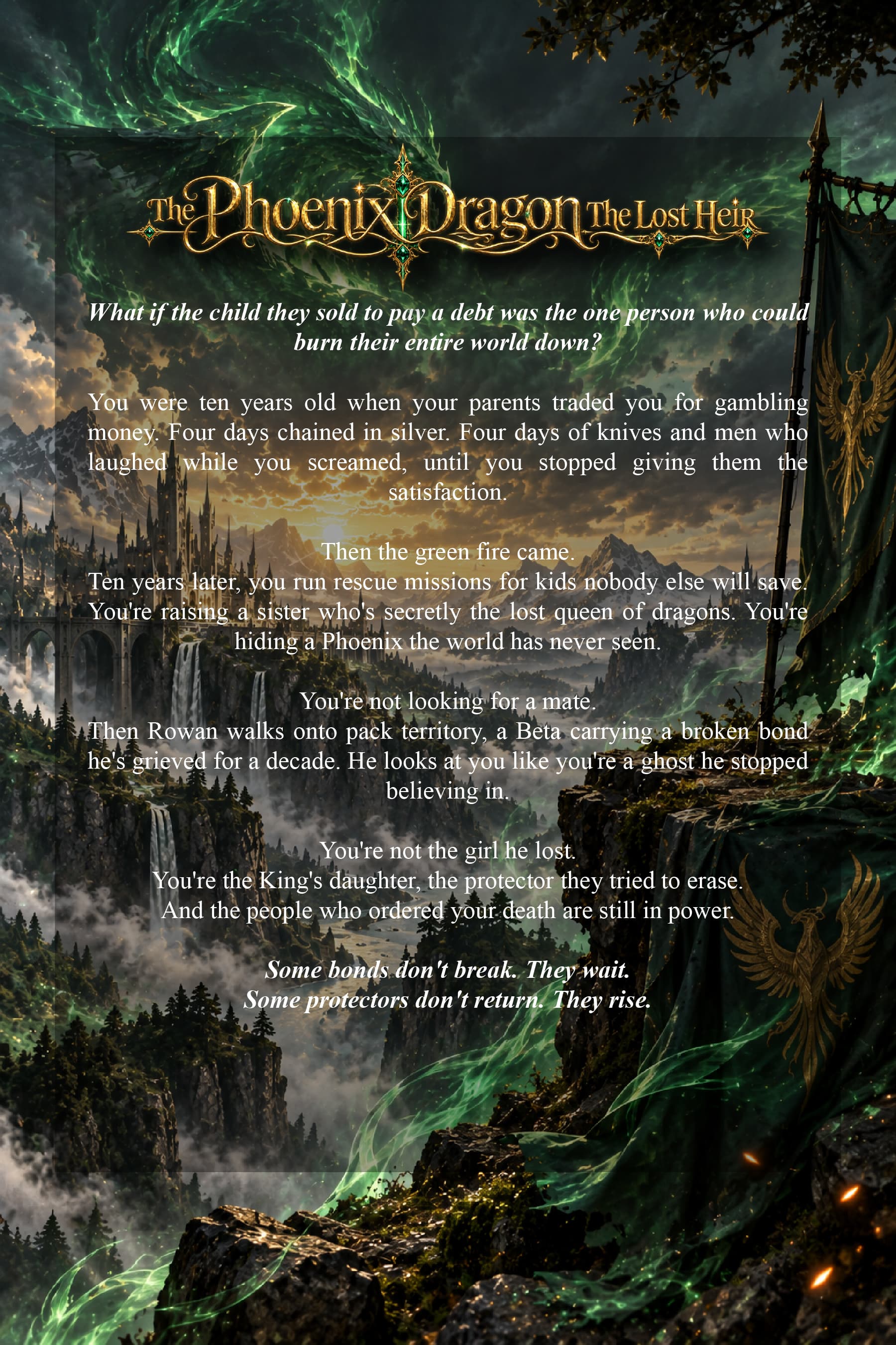 The Phoenix Dragon: The Lost Heir — Back Cover Synopsis